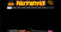 Desktop Screenshot of feuxdartificesquebec.com